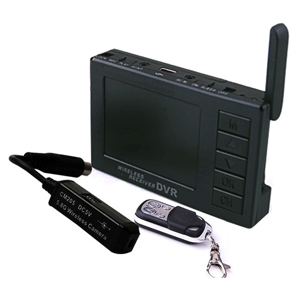 BOSCAM DV01S 5.8G 8 Channels FPV Wireless AV Receiver DVR 2.5" TFT LCD Display - SN Hobbies BOSCAM DV01S 5.8G 8 Channels FPV Wireless AV Receiver DVR 2.5" TFT LCD Display - SN Hobbies