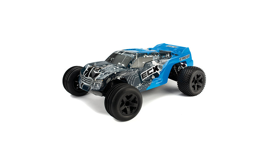 ECX Circuit 1/10 2WD RTR Stadium Truck: Blue/Silver - SN Hobbies ECX Circuit 1/10 2WD RTR Stadium Truck: Blue/Silver - SN Hobbies