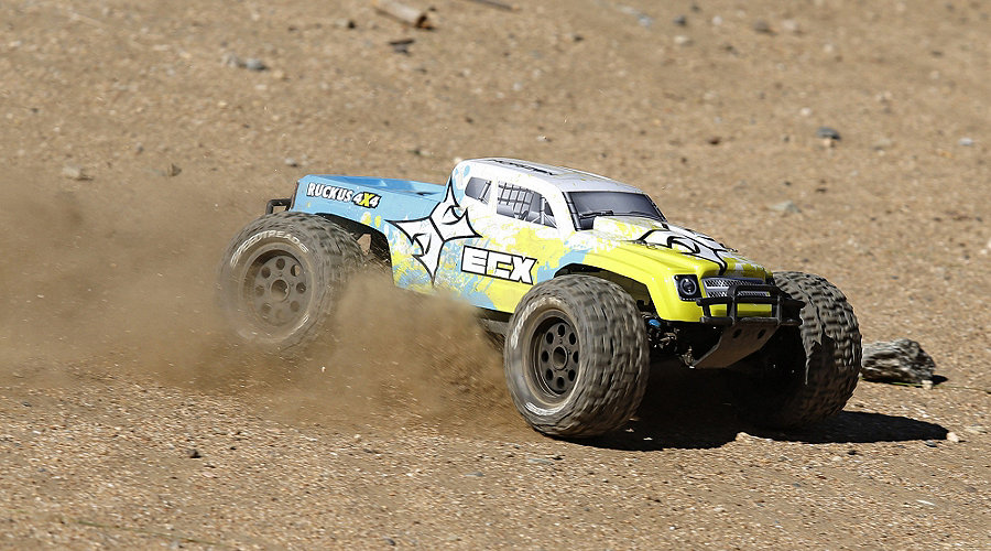 ECX 1/10 Ruckus 4WD Brushed Monster Truck RTR - SN Hobbies ECX 1/10 Ruckus 4WD Brushed Monster Truck RTR - SN Hobbies