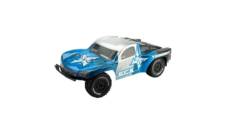ECX 1/10 Torment 2WD SCT RTR, Silver/Blue - SN Hobbies ECX 1/10 Torment 2WD SCT RTR, Silver/Blue - SN Hobbies