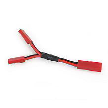 E-flite JST Female and 2 JST Male Parallel Y-Harness - SN Hobbies E-flite JST Female and 2 JST Male Parallel Y-Harness - SN Hobbies
