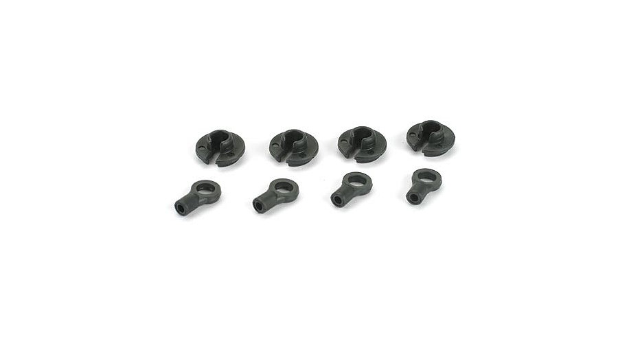 Losi Shock Ends & Cups (4) - SN Hobbies Losi Shock Ends & Cups (4) - SN Hobbies