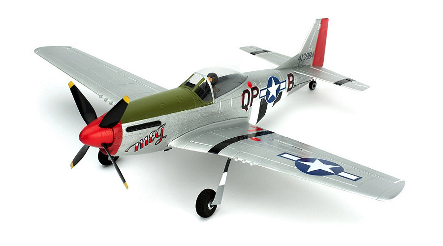 ParkZone Ultra Micro P-51D Mustang BNF with AS3X Technology - SNHE ParkZone Ultra Micro P-51D Mustang BNF with AS3X Technology - SNHE