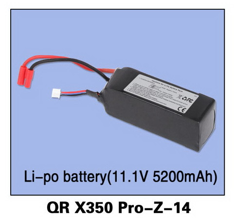 Walkera QR X350 Pro-Z-14 5200mAh LiPo Battery - SN Hobbies Walkera QR X350 Pro-Z-14 5200mAh LiPo Battery - SN Hobbies