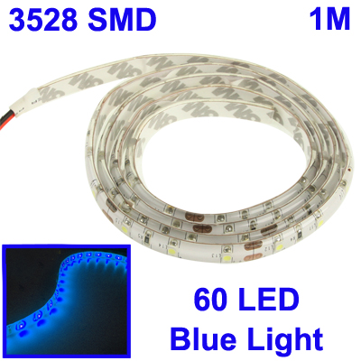 Epoxy Waterproof 3528-SMD Blue Light LED Strips - 1 METER - SN Hobbies Epoxy Waterproof 3528-SMD Blue Light LED Strips - 1 METER - SN Hobbies