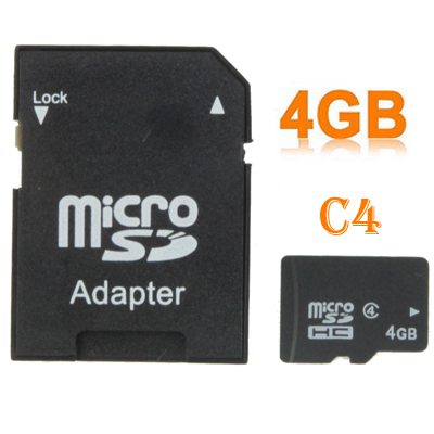 High Speed Class 4 Micro SD Memory Card 4GB - SN Hobbies High Speed Class 4 Micro SD Memory Card 4GB - SN Hobbies