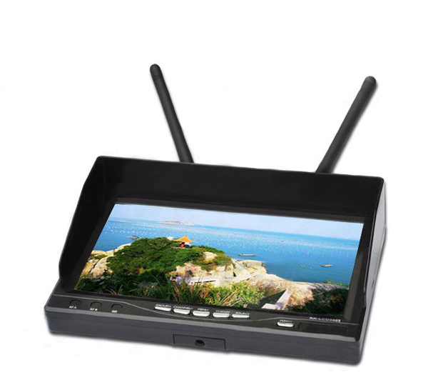 Boscam RX-LCD5802 5.8GHz Diversity 7 Inch LCD Screen Receiver Monitor W/ AC Charger - SN Hobbies Boscam RX-LCD5802 5.8GHz Diversity 7 Inch LCD Screen Receiver Monitor W/ AC Charger - SN Hobbies