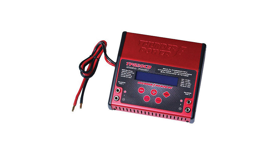 Thunder Power TP820CD 1-8 Cell LiPo,20A Dual DC Charger - SN Hobbies Thunder Power TP820CD 1-8 Cell LiPo,20A Dual DC Charger - SN Hobbies