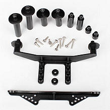 Traxxas Front & Rear Body Mount, Black: Slash - SN Hobbies Traxxas Front & Rear Body Mount, Black: Slash - SN Hobbies