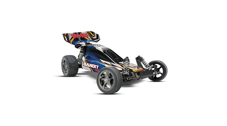 Traxxas Bandit VXL RTR without LiPo Battery: Blue - SN Hobbies Traxxas Bandit VXL RTR without LiPo Battery: Blue - SN Hobbies