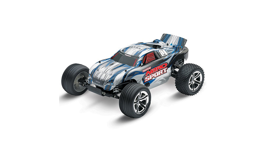 Traxxas Nitro Sport RTR with TQ Radio Pro .15 Eng Silver - SN Hobbies Traxxas Nitro Sport RTR with TQ Radio Pro .15 Eng Silver - SN Hobbies