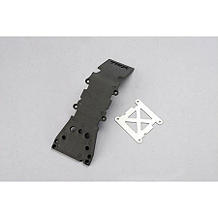 Traxxas Skidplate, Fr, Grey: TMX, TMX 3.3, EMX - SN Hobbies Traxxas Skidplate, Fr, Grey: TMX, TMX 3.3, EMX - SN Hobbies