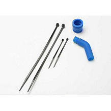 Traxxas Pipe Coupler,Blue Mold,Exh Deflect:SLY - SN Hobbies Traxxas Pipe Coupler,Blue Mold,Exh Deflect:SLY - SN Hobbies
