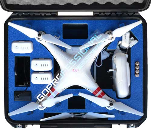 GO PROFESSIONAL CASES PHANTOM 2 VISION/GOPRO HARD CASE - SN Hobbies GO PROFESSIONAL CASES PHANTOM 2 VISION/GOPRO HARD CASE - SN Hobbies