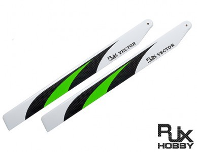 RJX Vector Green 360mm Premium CF Blades-FBL Version - SN Hobbies RJX Vector Green 360mm Premium CF Blades-FBL Version - SN Hobbies