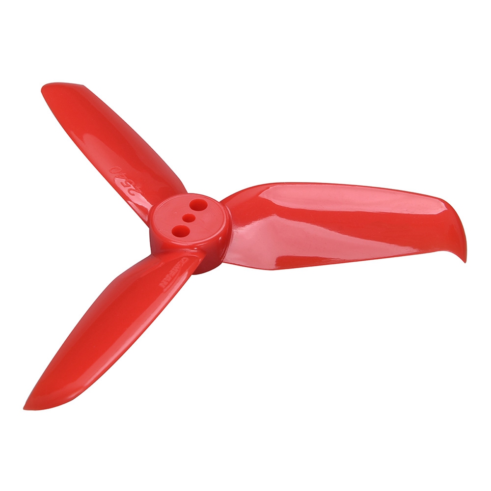 Gemfan <b>2540</b> 4 Pairs Flash 3-Blade Propeller with 1.5mm Mounting Hole - <font color="red"><b>RED</b></font> - SNHE Gemfan <b>2540</b> 4 Pairs Flash 3-Blade Propeller with 1.5mm Mounting Hole - <font color="red"><b>RED</b></font> - SNHE