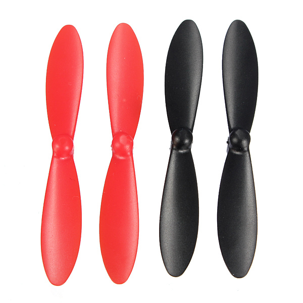 Hubsan X4 H107C RC Quadcopter Blade Set (Black/<font color="red">Red</font>) H107-A35 - SN Hobbies Hubsan X4 H107C RC Quadcopter Blade Set (Black/<font color="red">Red</font>) H107-A35 - SN Hobbies