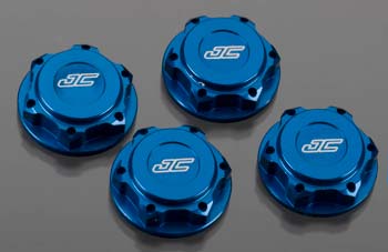 JConcepts Illuzion 1/8 Wheel Nuts Fine Thread Blue (4) - SN Hobbies JConcepts Illuzion 1/8 Wheel Nuts Fine Thread Blue (4) - SN Hobbies