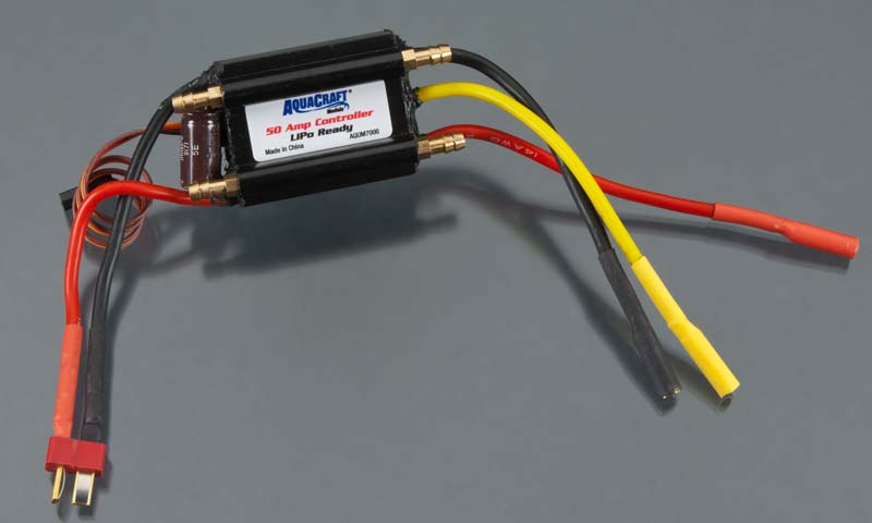 AquaCraft 50 Amp 14V Water Cooled Marine ESC - SN Hobbies AquaCraft 50 Amp 14V Water Cooled Marine ESC - SN Hobbies