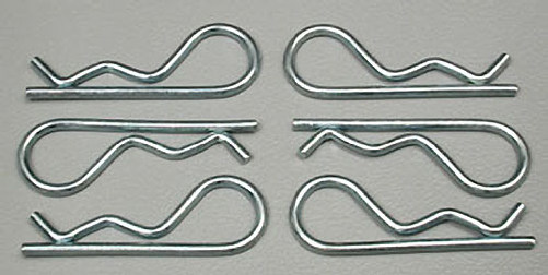 Associated Hood Pins Large (6) - SN Hobbies Associated Hood Pins Large (6) - SN Hobbies