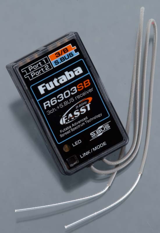 Futaba R6303SB S.Bus 2.4GHz High-Speed Micro Receiver - SN Hobbies Futaba R6303SB S.Bus 2.4GHz High-Speed Micro Receiver - SN Hobbies
