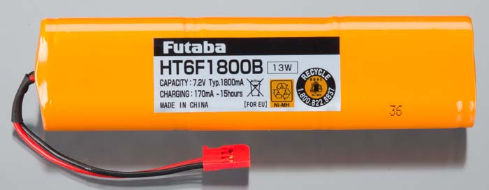 Futaba 1800mAh NiMH Transmitter Battery 12FG - SN Hobbies Futaba 1800mAh NiMH Transmitter Battery 12FG - SN Hobbies