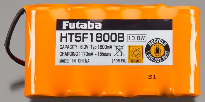 Futaba NT5F1800B NiMH Transmitter Battery 14SG - SN Hobbies Futaba NT5F1800B NiMH Transmitter Battery 14SG - SN Hobbies