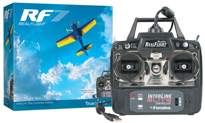 Great Planes RealFlight 7 w/InterLink Elite Mode 2 - SN Hobbies Great Planes RealFlight 7 w/InterLink Elite Mode 2 - SN Hobbies