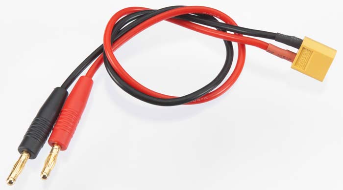Integy XT60 Male-To-Banana Male Connector Adapter 300mm - SN Hobbies Integy XT60 Male-To-Banana Male Connector Adapter 300mm - SN Hobbies