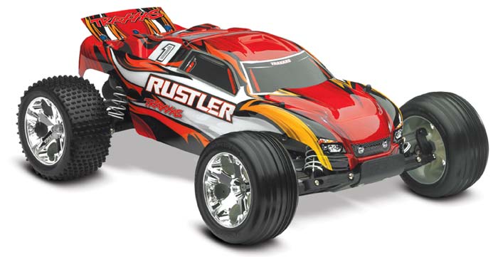 Traxxas Rustler XL-5 2.4GHz RTR Red - SN Hobbies Traxxas Rustler XL-5 2.4GHz RTR Red - SN Hobbies