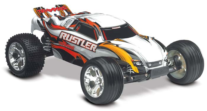 Traxxas Rustler XL-5 2.4GHz RTR Silver - SN Hobbies Traxxas Rustler XL-5 2.4GHz RTR Silver - SN Hobbies