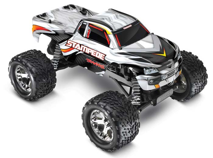 Traxxas Stampede XL-5 2.4GHZ RTR Silver - SN Hobbies Traxxas Stampede XL-5 2.4GHZ RTR Silver - SN Hobbies