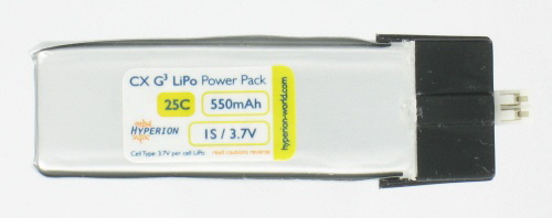 HYPERION G3 CX 550 MAH 1S 3.7V 25C/45C PACK FOR BLADE MCP - SN Hobbies HYPERION G3 CX 550 MAH 1S 3.7V 25C/45C PACK FOR BLADE MCP - SN Hobbies