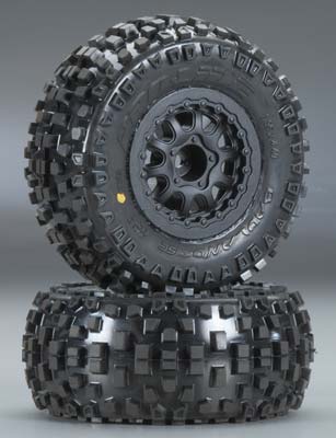 Pro-Line Badlands SC 2.2"/3.0" M2 Tires (2) Mounted: Rear 2WD Slash, F/R 4x4 Slash - SN Hobbies Pro-Line Badlands SC 2.2"/3.0" M2 Tires (2) Mounted: Rear 2WD Slash, F/R 4x4 Slash - SN Hobbies