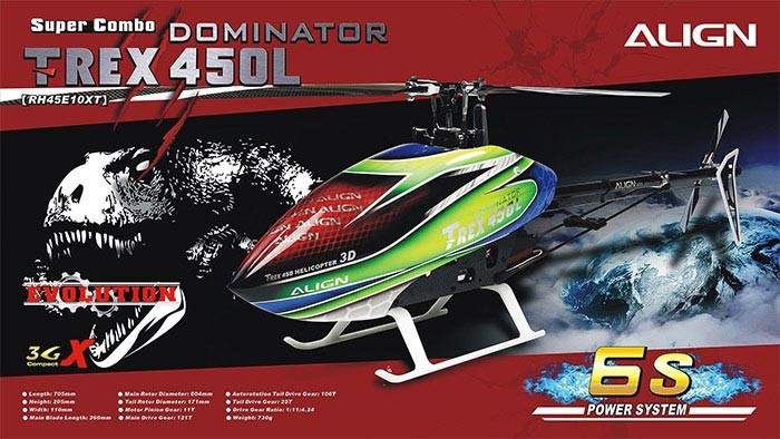 Align T-REX450L DOMINATOR Super Combo - SN Hobbies Align T-REX450L DOMINATOR Super Combo - SN Hobbies