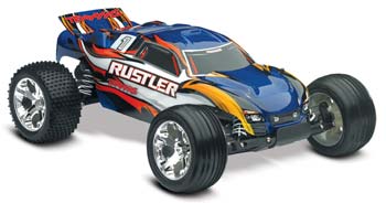 Traxxas Rustler Stadium Truck RTR with TQ 2.4GHz, Xl-5, Blue - SN Hobbies Traxxas Rustler Stadium Truck RTR with TQ 2.4GHz, Xl-5, Blue - SN Hobbies