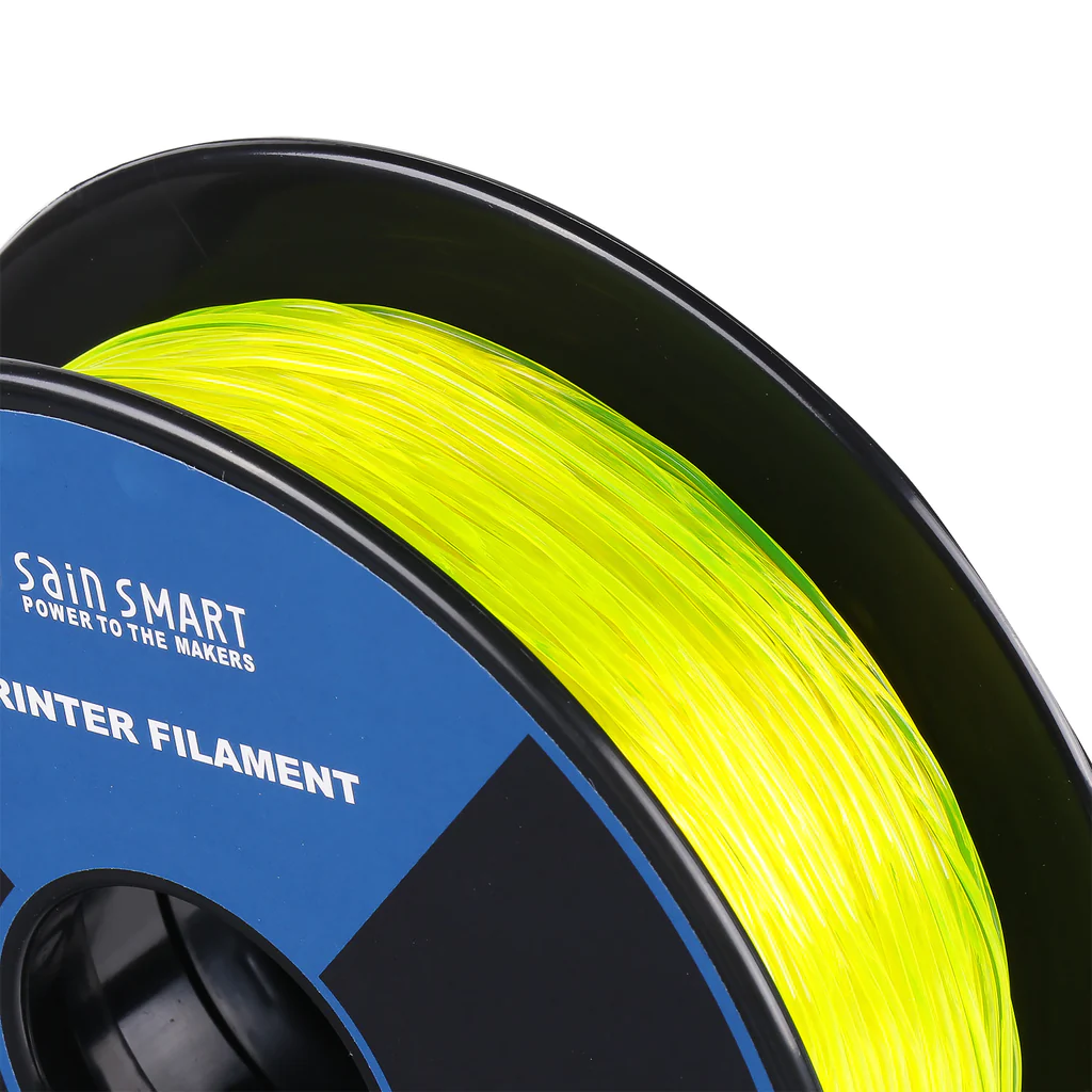 Sainsmart Flexible TPU Filament 1.75mm 0.8kg/1.76lb, Yellow