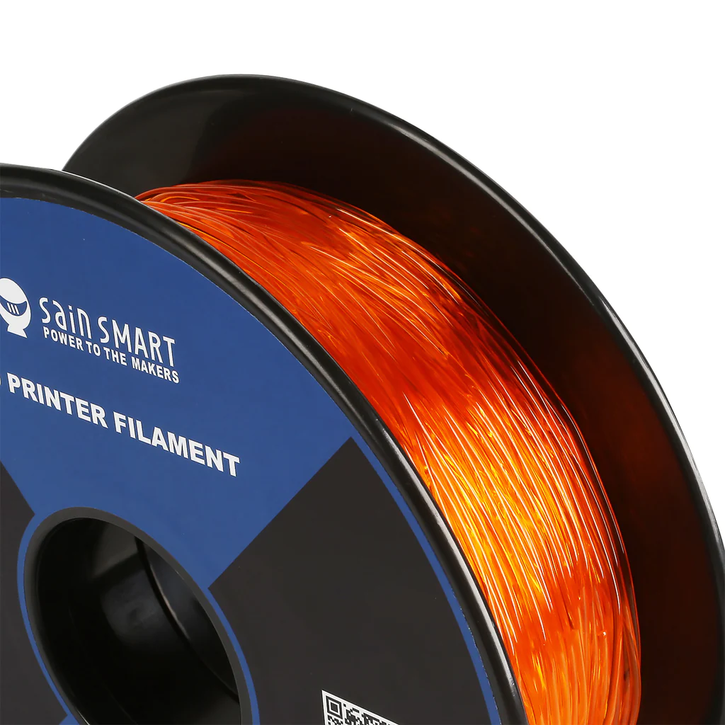 Sainsmart Flexible TPU Filament 1.75mm 0.8kg/1.76lb, Orange