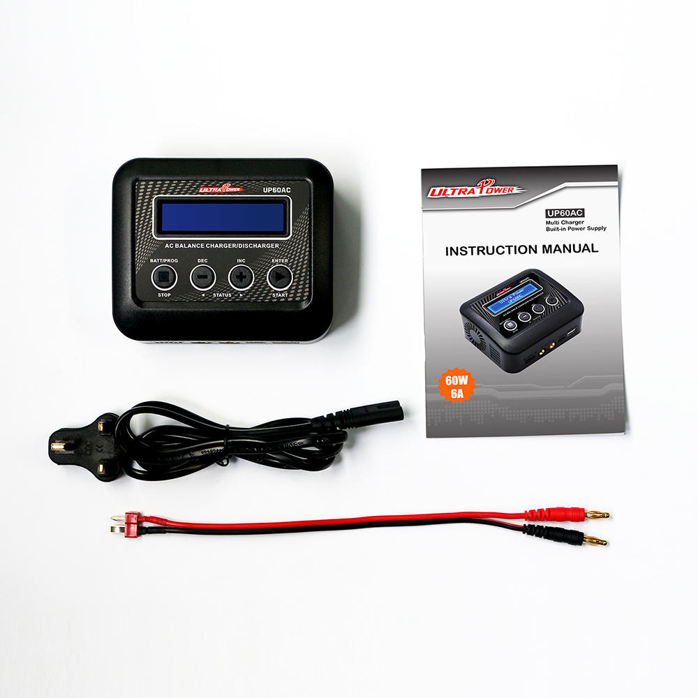 Ultra Power UP60AC 60W 6A 2-4S Lithium Battery Charger