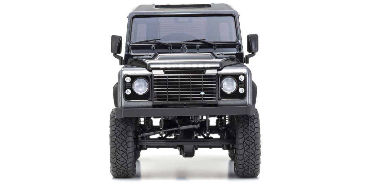 Kyosho 32526GM MINI-Z 4×4 Series Ready Set Land Rover Defender 90 Autobiography Corris Gray / Santorini Black