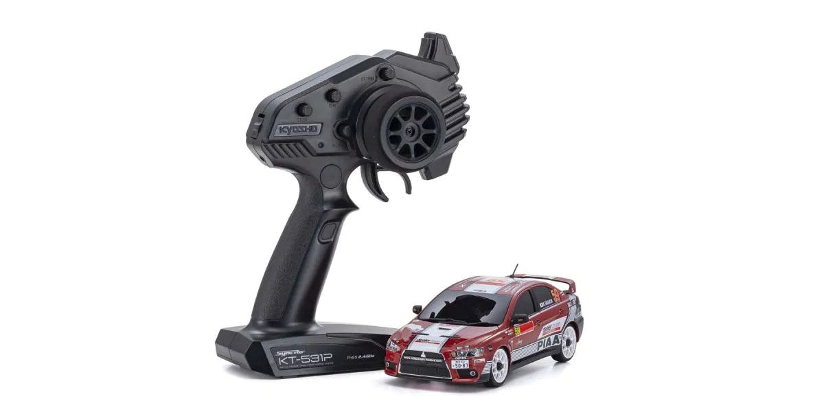 Kyosho 32632M MINI-Z AWD MITSUBISHI LANCER EVOLUTION X MITSUBISHI MOTORS DEALER TEAM PWRC2008