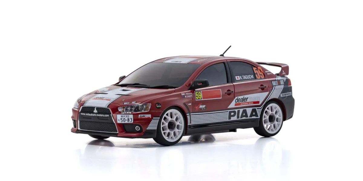 Kyosho 32632M MINI-Z AWD MITSUBISHI LANCER EVOLUTION X MITSUBISHI MOTORS DEALER TEAM PWRC2008