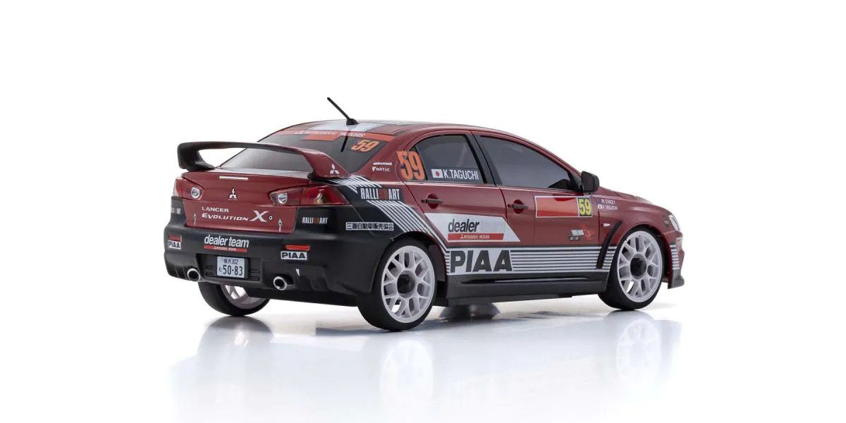 Kyosho 32632M MINI-Z AWD MITSUBISHI LANCER EVOLUTION X MITSUBISHI MOTORS DEALER TEAM PWRC2008