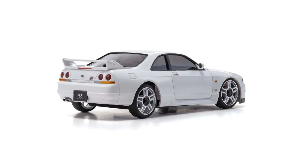 Kyosho 32638WG MINI-Z AWD NISSAN SKYLINE GT-R V.Spec (R33) with LED/Gyro unit White
