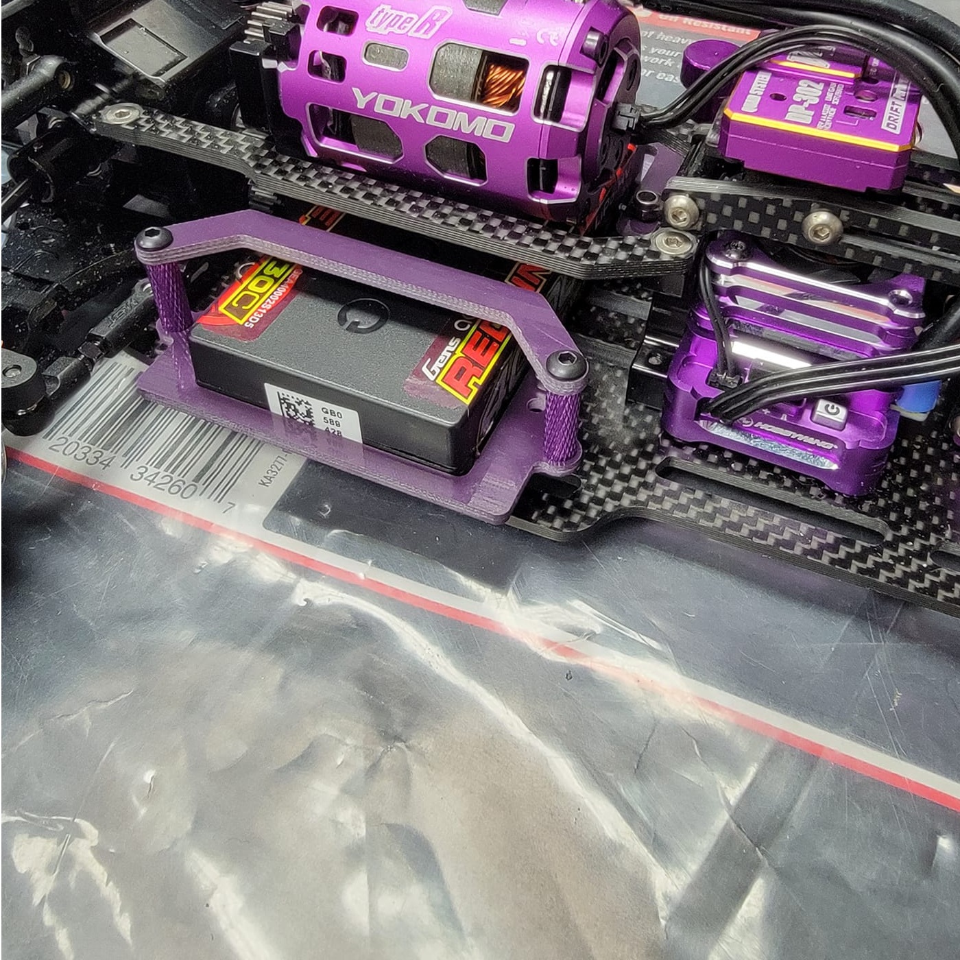 JPH Battery Tray For MST RMX And MRX (RED)