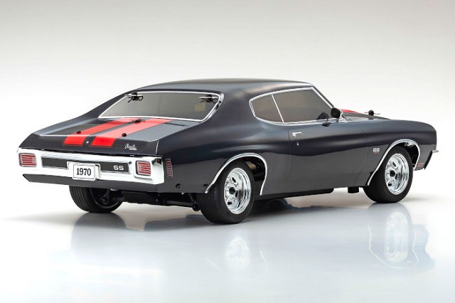 Kyosho 34416T2 1/10 Scale Radio Controlled Electric Powered 4WD FAZER Mk2 FZ02L 1970 Chevy® Chevelle® SS™ 454 LS6 Tuxedo Black