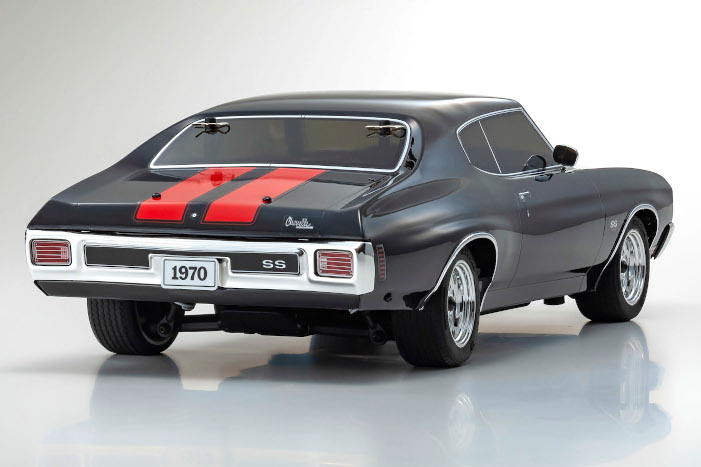 Kyosho 34416T2 1/10 Scale Radio Controlled Electric Powered 4WD FAZER Mk2 FZ02L 1970 Chevy® Chevelle® SS™ 454 LS6 Tuxedo Black