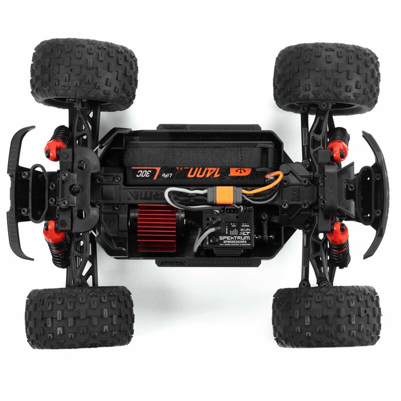 ARRMA 1/18 GRANITE GROM MEGA 380 Brushed 4X4 Monster Truck RTR with Battery & Charger, Blue