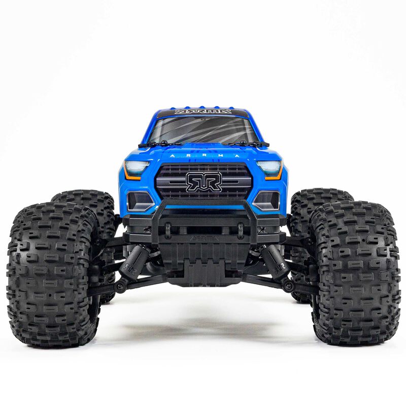 ARRMA 1/10 GRANITE 4X2 BOOST MEGA 550 Brushed Monster Truck RTR with Battery & Charger, Blue