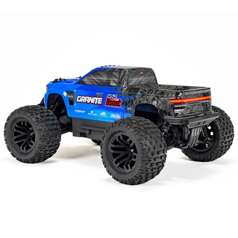 ARRMA 1/10 GRANITE 4X2 BOOST MEGA 550 Brushed Monster Truck RTR with Battery & Charger, Blue